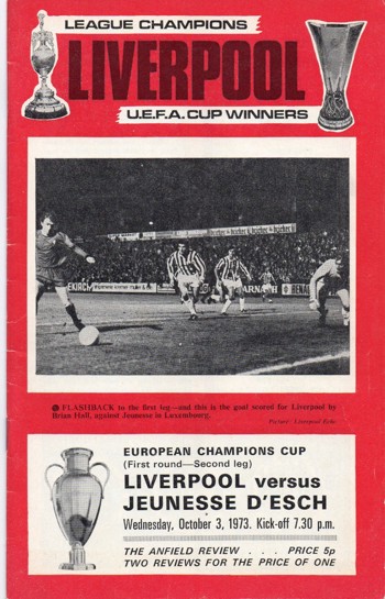 Match programme